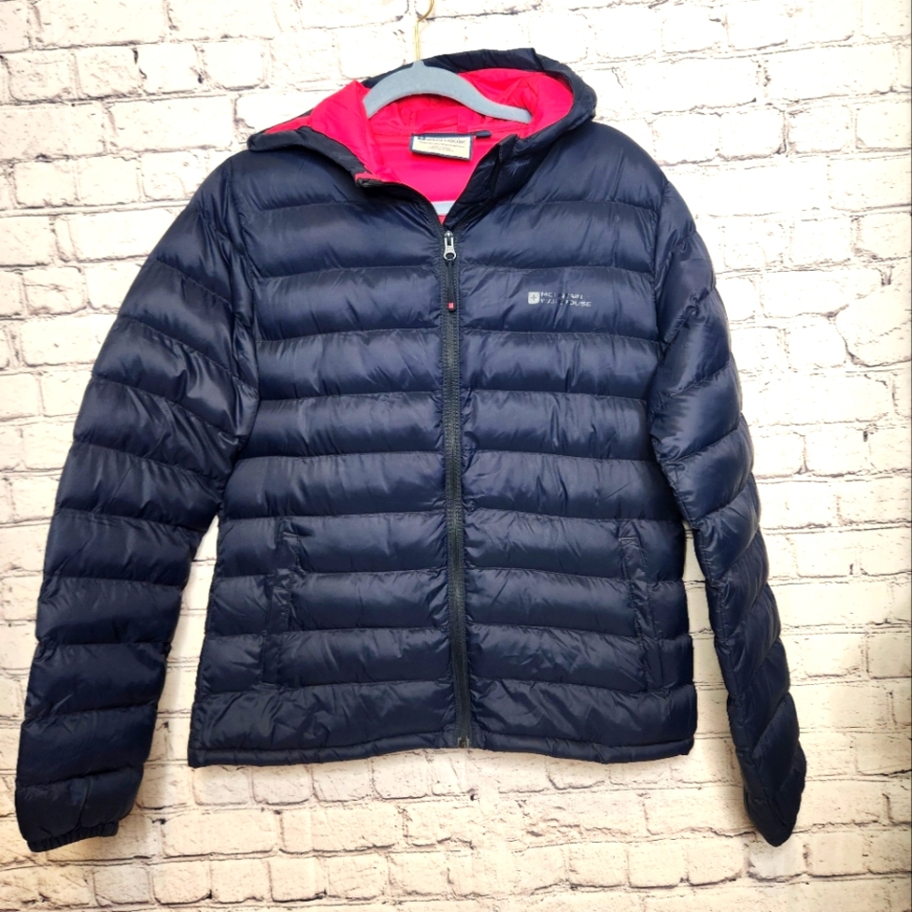 Mountain Warehouse Seasons Womens Padded Jacket Navy Pink Winter Womens 10